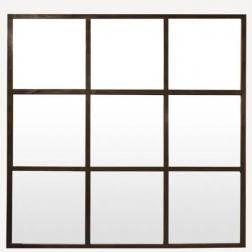 Square Iron Grid Mirror image