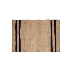 Natural Sisal with Black Stripes Jute Doormat image