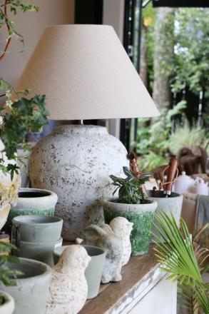 Tuscan Style Stone Lamp Hubbers, Tuscan Inspired Table Lamps