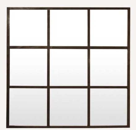 Square Iron Grid Mirror image