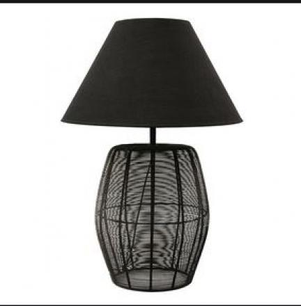 Iron Wire Basket Lamp image