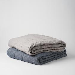 Sove Chambray Linen Quilted Blanket image
