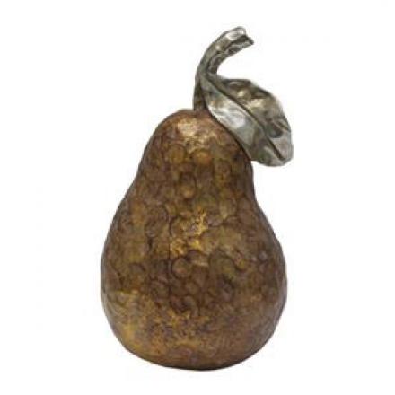 Large Gold Pear Ornament image